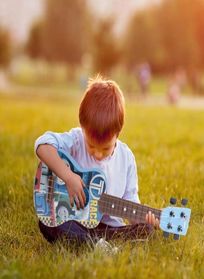 Sakar Thomas and Friends 21" Kids Guitar Toy GT1-01371 | Inspired Design, Easy-to-Hold, Thin Frets and Low String, Traditional Acoustic Guitar Shape, Secret Stickers, Real Tuning Gears (GT1-01085) - Image 5